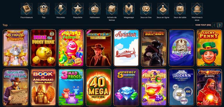 Monsterwin Casino jeux