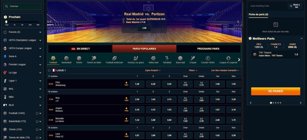 Monsterwin Casino paris sportifs